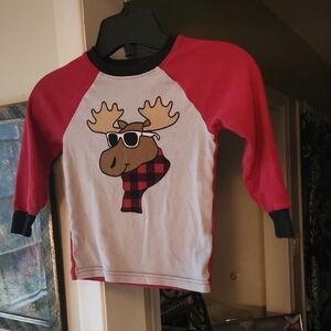 M29 Moose scarf & sunglasses - too kewl Kirkland gray & red Sz 4